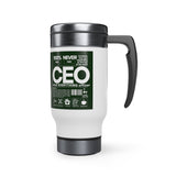 Multitasker's Mug, 14oz Travel (Oak Green)